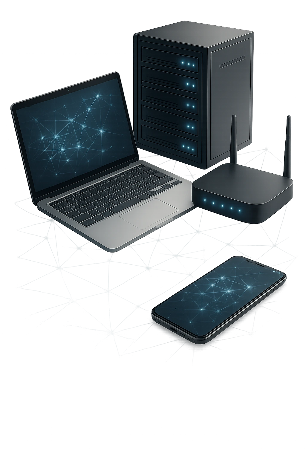 Business IT support services for users, computers, devices, software, and networks