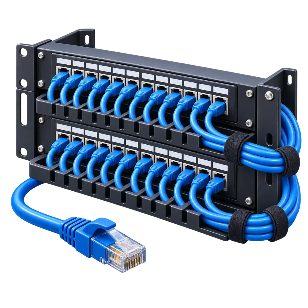 Server maintenance and infrastructure solutions with enterprise server rack